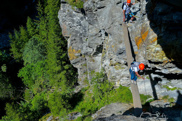 Via Ferrata Lac de la Rosière