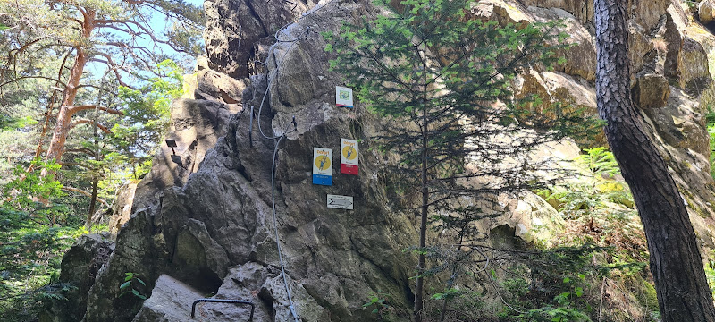 Départ de la Via Ferrata du Puy des Juscles