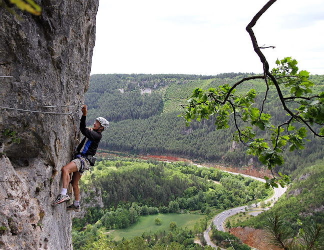 Départ Via Ferrata de Mende