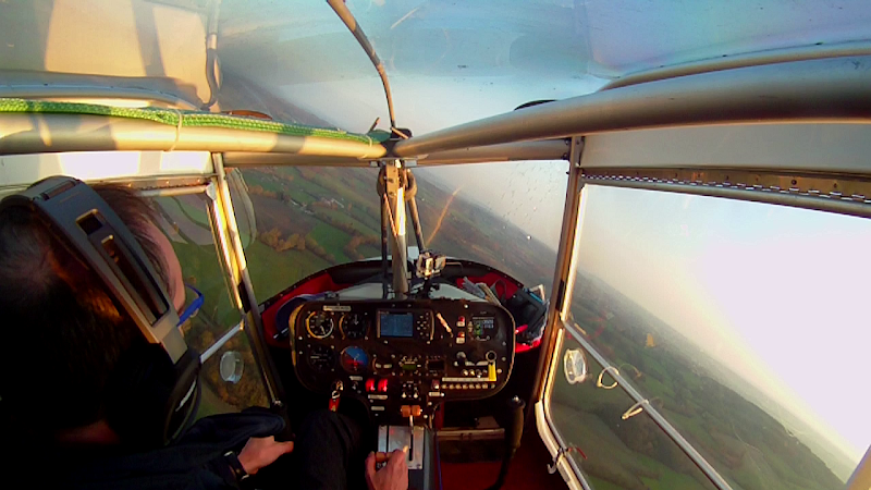 Survol du Perche, en avion ULM, Aérodrome de Bellême