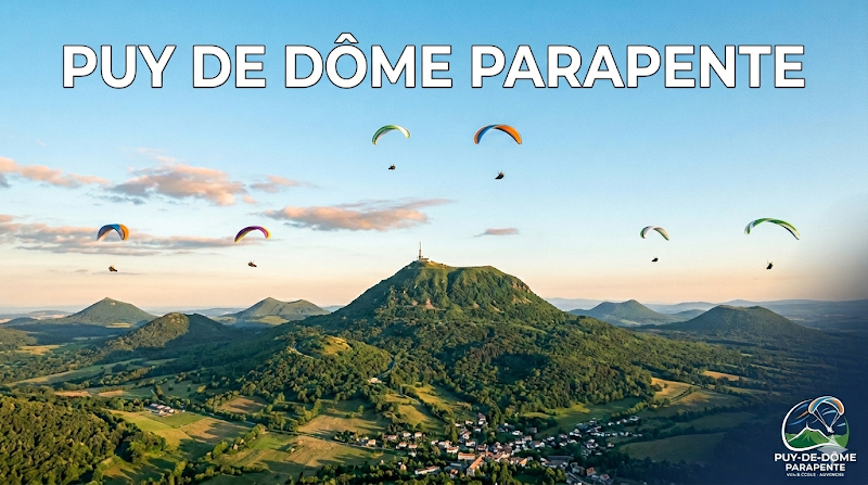 Puy de dome parapente